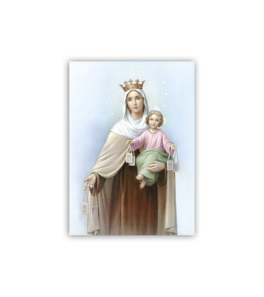 Mini poster con la Madonna del Carmelo Mini poster con la Madonna del Carmelo