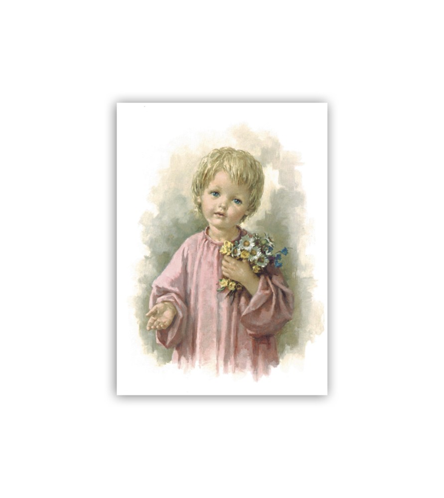 Mini poster bimbo con fiori