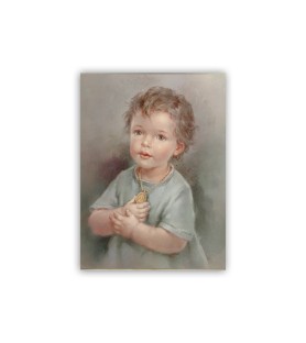 Mini poster bimbo con medaglia