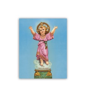 Mini poster con il Divino Niño
