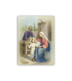 Mini poster con la Sacra Famiglia