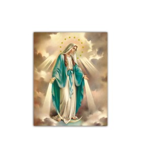 Mini poster con la Madonna Miracolosa