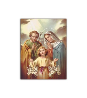 Mini poster con la Sacra Famiglia