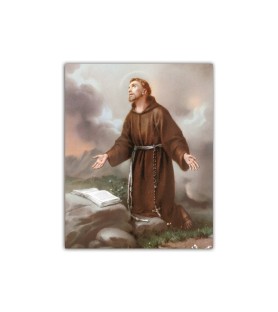 Mini poster con San Francesco