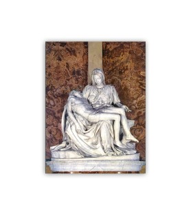 Mini poster con la Pietà di Michelangelo