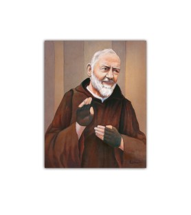 Mini poster con Padre Pio