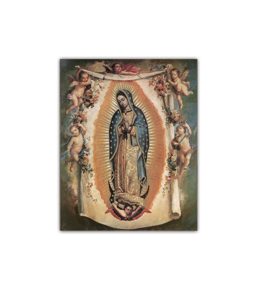 Mini poster con la Madonna di Guadalupe