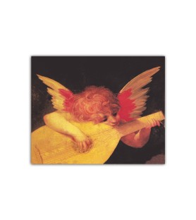 Mini poster con l'Angiolino musicante di Rosso Fiorentino