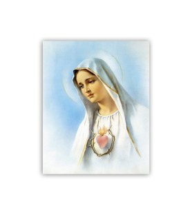 Mini poster con l'Immacolato Cuore di Maria