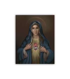 Mini poster con l'Immacolato Cuore di Maria