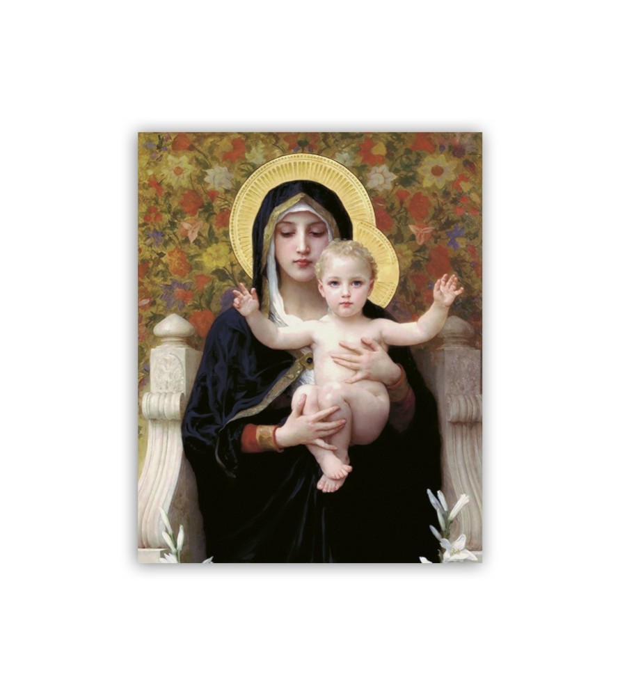 Mini poster con la Madonna con Bambino di Bouguereau