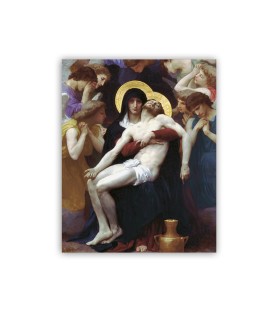 Mini poster con la Pietà di Bouguereau