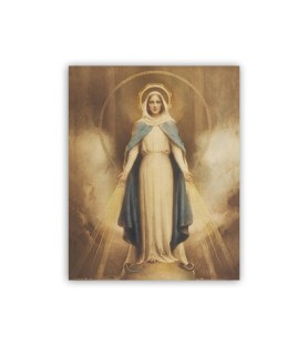 Mini poster con la Madonna Miracolosa dipinto da Chambers