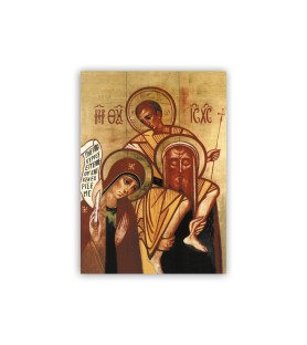 Mini poster con la Sacra Famiglia di Kiko