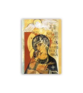 Mini poster con la Madonna con bambino di Kiko