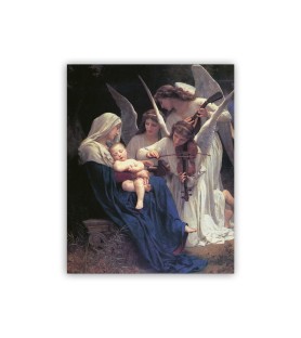 Mini poster con la Melodia del Paradiso di Bouguereau