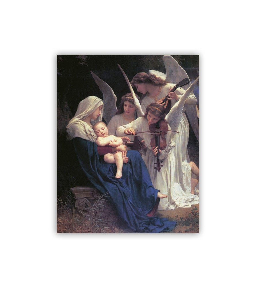Mini poster con la Melodia del Paradiso di Bouguereau
