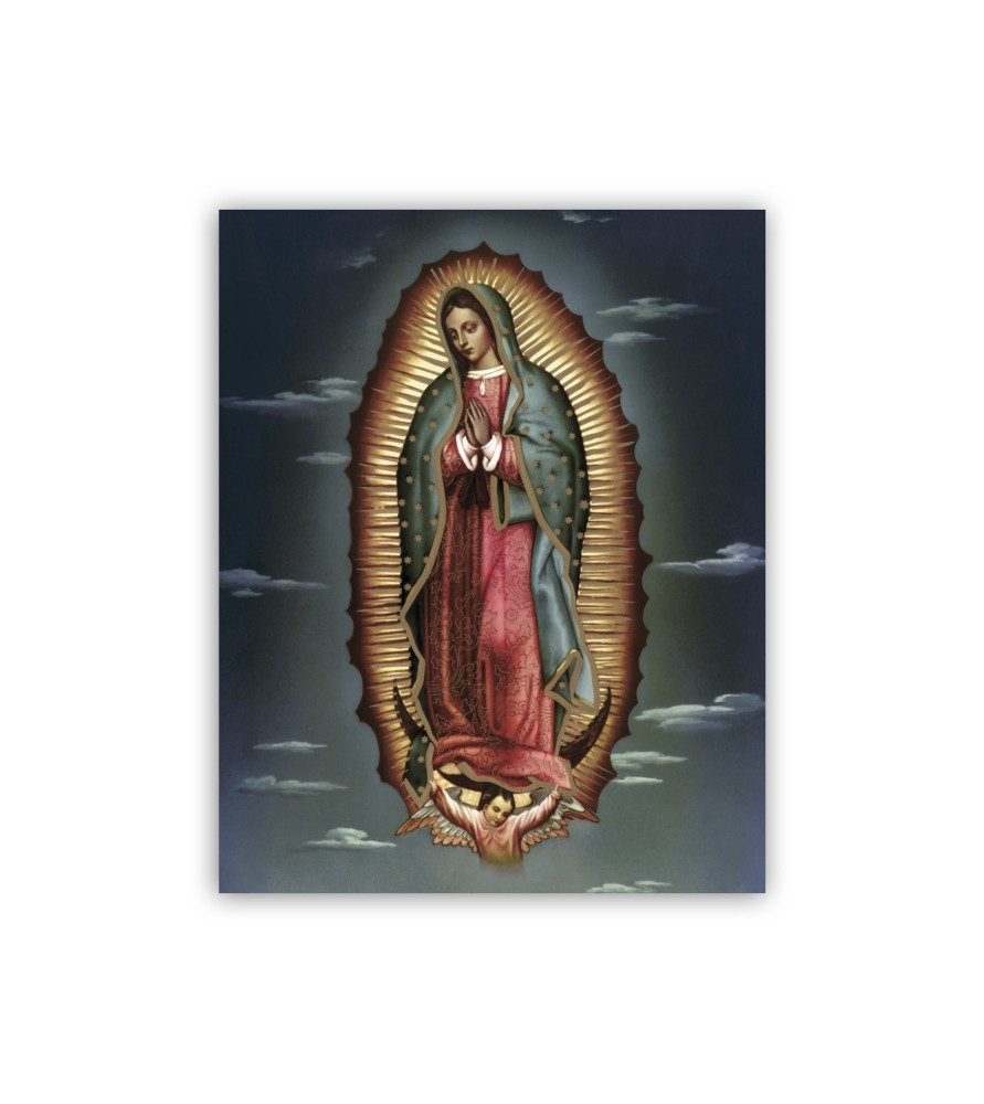 Mini poster con la Madonna di Guadalupe