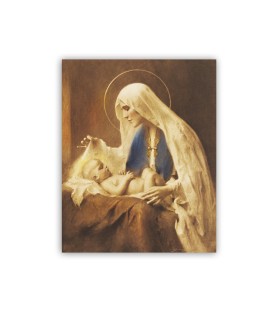 Mini poster con la Madonna con Bambino