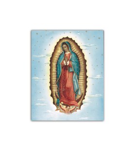 Mini poster con la Madonna di Gudadalupe