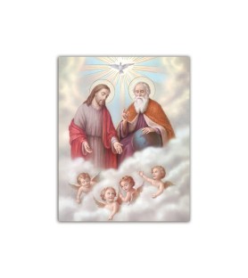 Mini poster con la Santissima Trinità