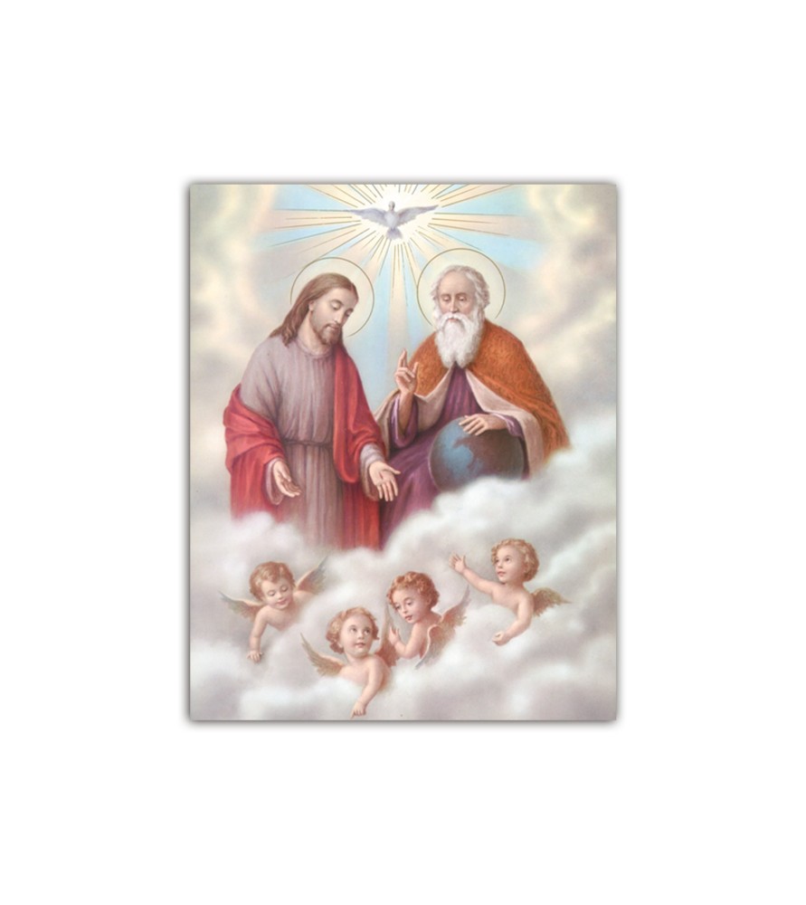 Mini poster con la Santissima Trinità