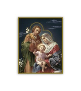Mini poster con la Sacra Famiglia
