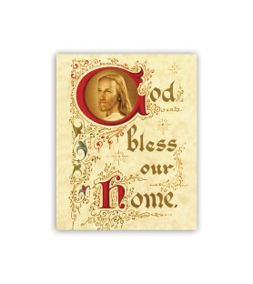 Mini poster per la Benedizione della Casa con testo in inglese