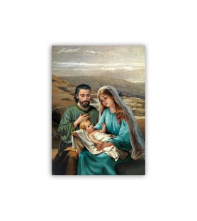 Mini poster con la Sacra Famiglia