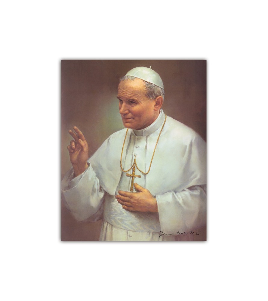 Mini poster con Papa Giovanni Paolo II