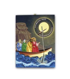 Tela pittorica intelaiata con immagine del Giubileo
