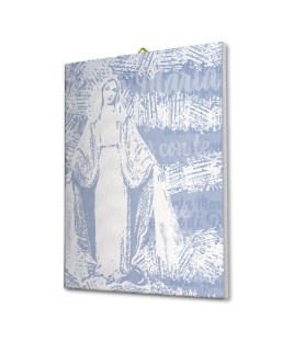 Tela pittorica pop-art intelaiata della Madonna Miracolosa