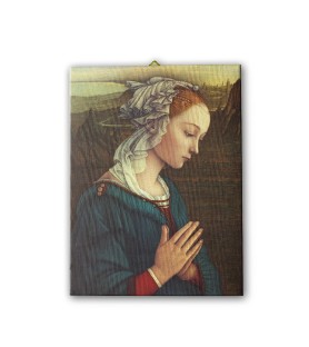 Tela pittorica intelaiata della Vergine dipinta da Filippo Lippi