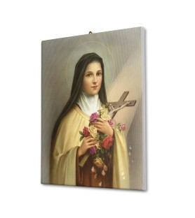 Tela pittorica intelaiata di Santa Teresa