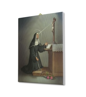Tela pittorica intelaiata di Santa Rita