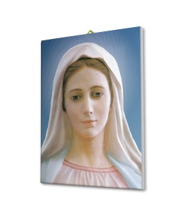 Tela pittorica intelaiata della Madonna di Medjugorje