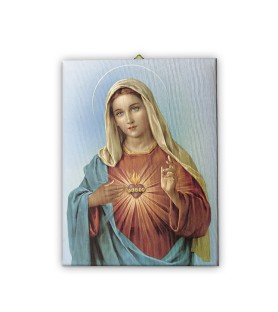Tela pittorica intelaiata del Cuore Immacolato di Maria