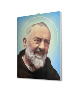 Tela pittorica intelaiata di Padre Pio