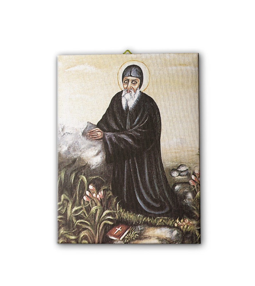 Tela pittorica intelaiata di San Charbel