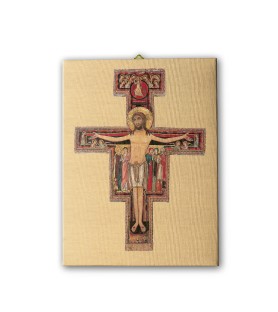 Tela pittorica intelaiata della Croce di San Damiano
