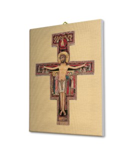Tela pittorica intelaiata della Croce di San Damiano