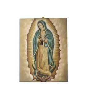 Tela pittorica intelaiata della Madonna di Guadalupe