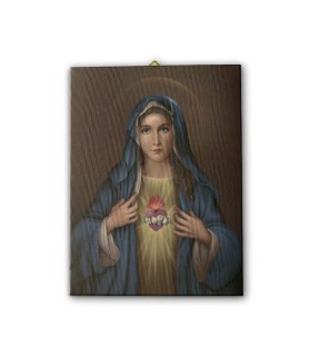 Tela pittorica intelaiata del Cuore Immacolato di Maria