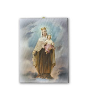 Tela pittorica intelaiata della Madonna del Carmelo