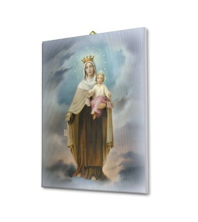 Tela pittorica intelaiata della Madonna del Carmelo