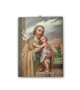 Tela pittorica intelaiata di San Giuseppe
