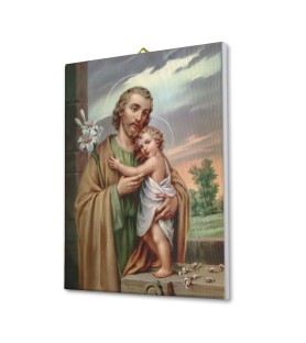 Tela pittorica intelaiata di San Giuseppe