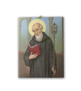 Tela pittorica intelaiata di San Benedetto