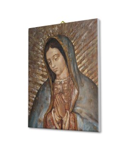 Tela pittorica intelaiata della Madonna di Guadalupe