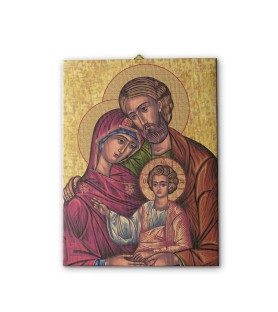 Tela pittorica intelaiata della Sacra Famiglia